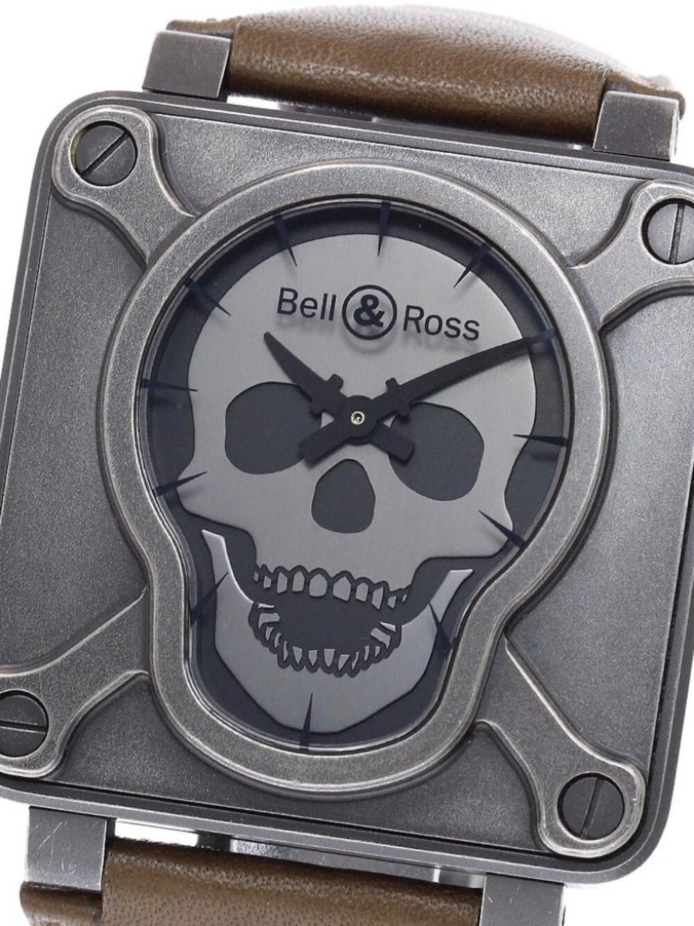 Bell＆Ross Airborne 2 Skull Face BR01-92 AIRB2-CA Limited Automatic Men's_9...